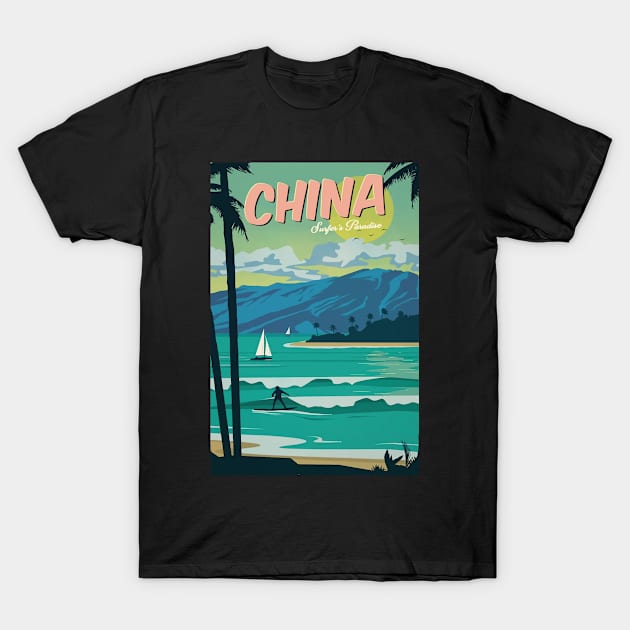 China surfer's paradise T-Shirt by NeedsFulfilled